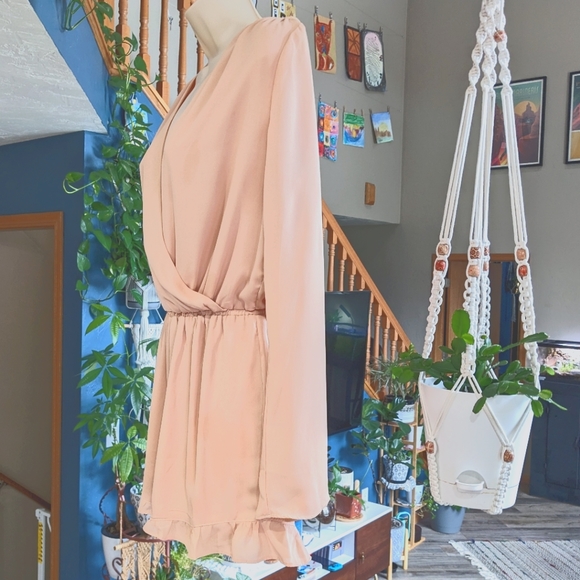 Vagabond Paris Romper, Nude, Women's Size S - Picture 2 of 5